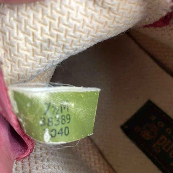 Y2K TIMBERLAND boots Womans 7.5 pink Nellie Ankle - Picture 4 of 13